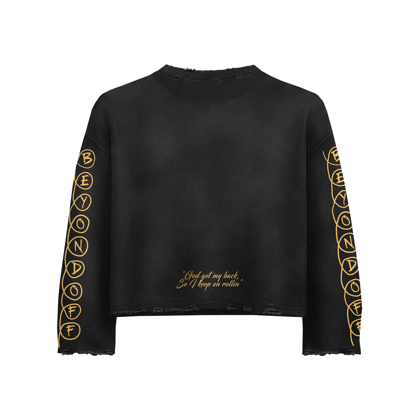 4 FACES BLACK LONGSLEEVE