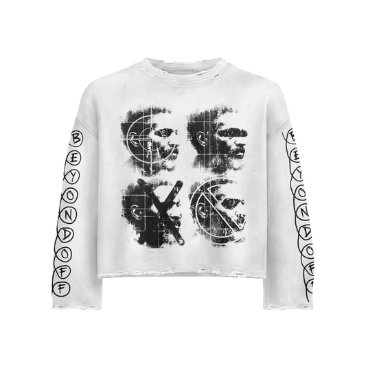 4 FACES WHITE LONGSLEEVE